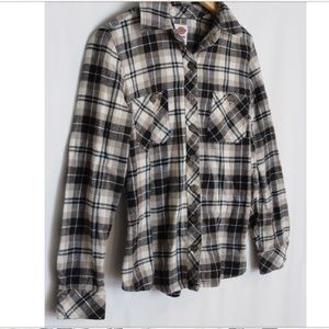 DICKIES Button Up Flannel Shirt S